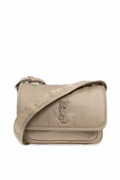 Saint Laurent SZARY Torba na ramię `Niki`