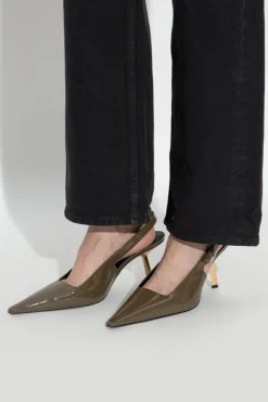 Saint Laurent ZIELONY Buty na obcasie `Lee`