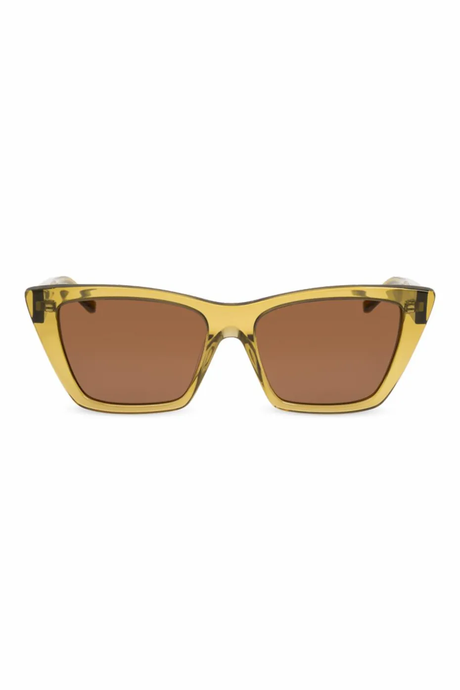 Saint Laurent ZIELONY Okulary przeciwsłoneczne