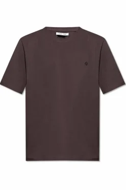 Samsøe Samsøe BRĄZOWY T-shirt `Saotto`