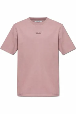 Samsøe Samsøe RÓŻOWY T-shirt `Samarcus`