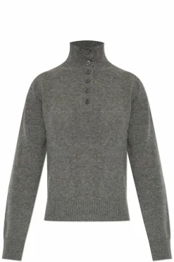 Samsøe Samsøe SZARY Sweter `Saelif`