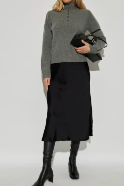 Samsøe Samsøe SZARY Sweter `Saelif`