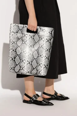 Samsøe Samsøe SZARY Torba `Sajennie` typu `shopper`