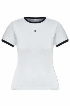 Samsøe Samsøe SZARY T-shirt `Sabond`