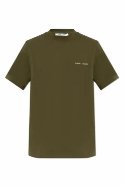 Samsøe Samsøe ZIELONY T-shirt `Norsbro`