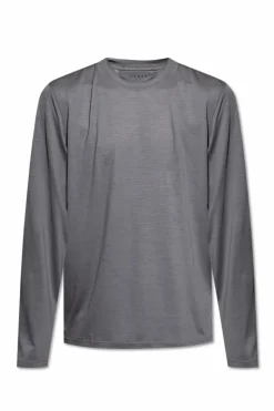 Sease SZARY Treningowy wełniany t-shirt