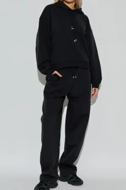 Sportmax CZARNY Bluza z kapturem