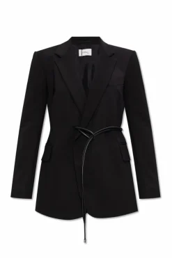 Sportmax CZARNY Marynarka `Glassa`
