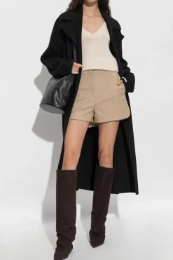 Sportmax CZARNY Płaszcz `Abate`