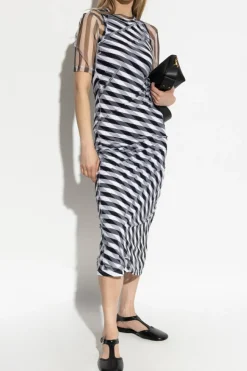 Sportmax CZARNY Sukienka `Pausa`