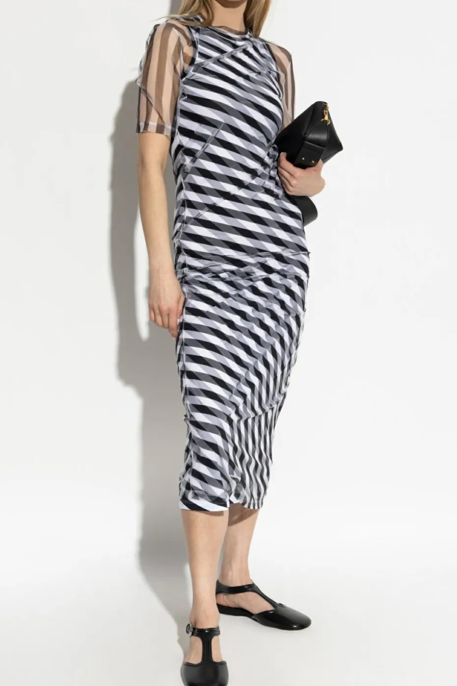 Sportmax CZARNY Sukienka `Pausa`