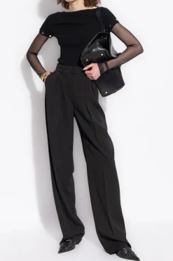 Sportmax CZARNY Top `Alcide`
