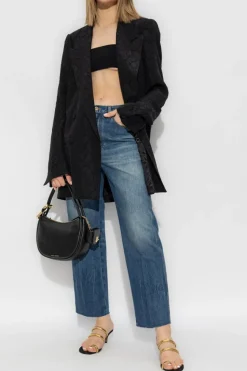 Sportmax CZARNY Top `Fretty`