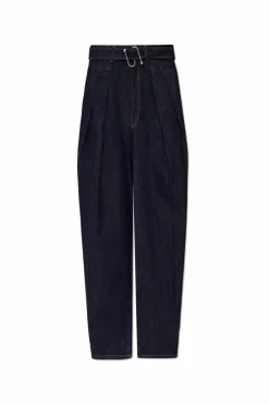 Sportmax GRANATOWY Jeansy `Blanc`