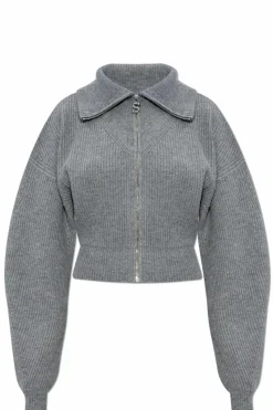 Sportmax SZARY Wełniany kardigan `Calipso`