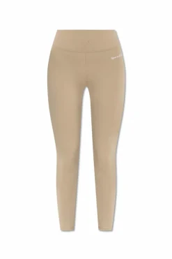 Sporty & Rich beżowy Legginsy z kolekcji `Core`