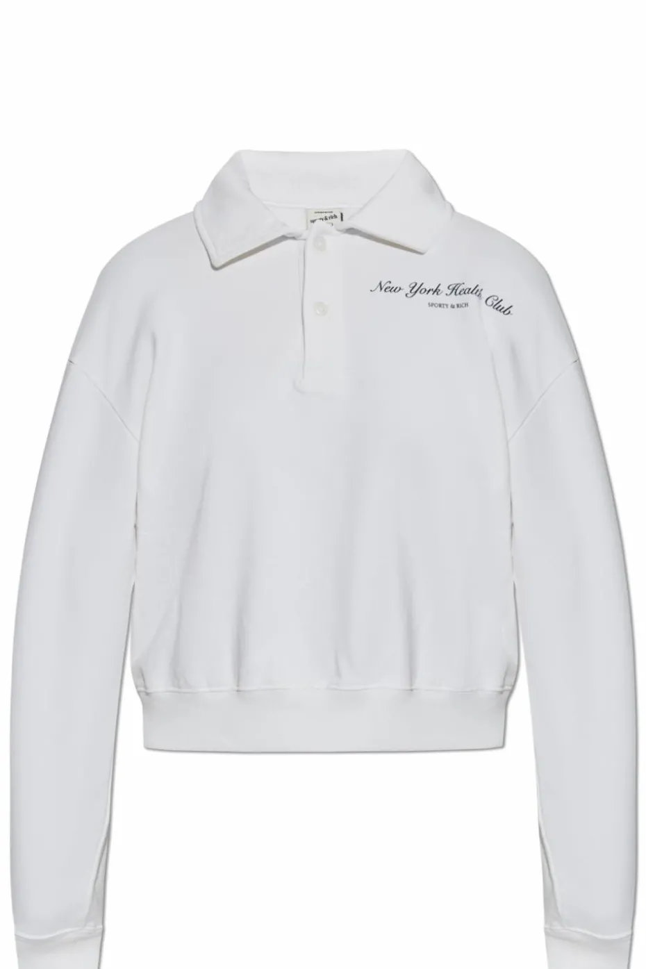 Sporty & Rich BIAŁY Bluza z logo