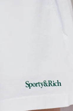 Sporty & Rich BIAŁY Szorty z kolekcji `Preppy`
