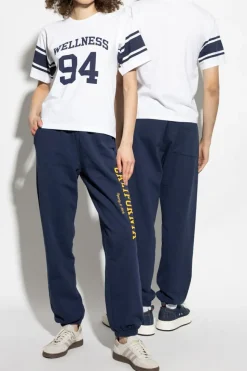 Sporty & Rich BIAŁY T-shirt z kolekcji `Paris`