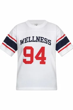 Sporty & Rich BIAŁY T-shirt z nadrukiem