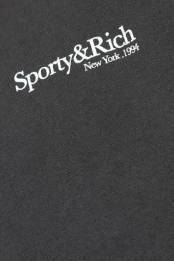 Sporty & Rich CZARNY Bluza z kapturem `HWCNY`