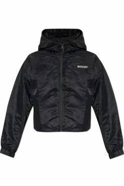 Sporty & Rich CZARNY Kurtka z logo