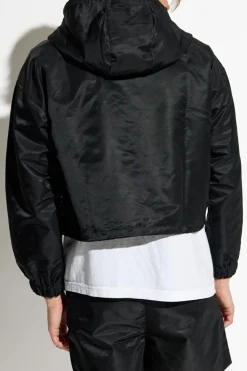 Sporty & Rich CZARNY Kurtka z logo