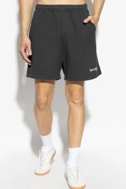 Sporty & Rich CZARNY Szorty `HWCNY`