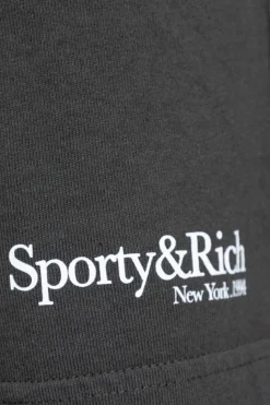 Sporty & Rich CZARNY Szorty `HWCNY`