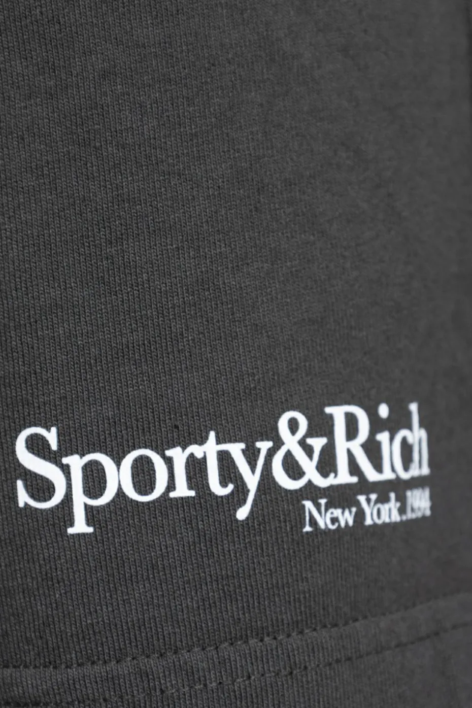 Sporty & Rich CZARNY Szorty `HWCNY`