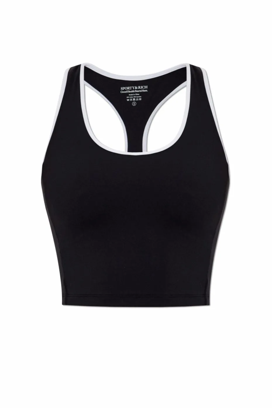 Sporty & Rich CZARNY Top `The Mountain`