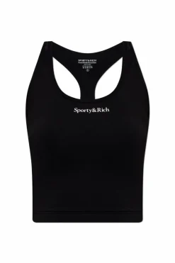 Sporty & Rich CZARNY Top z kolekcji `Core`