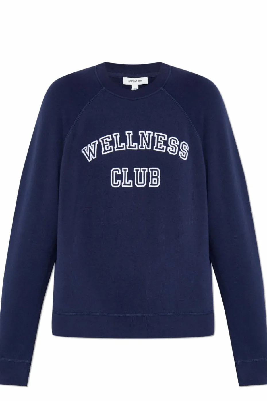 Sporty & Rich GRANATOWY Bawełniana bluza