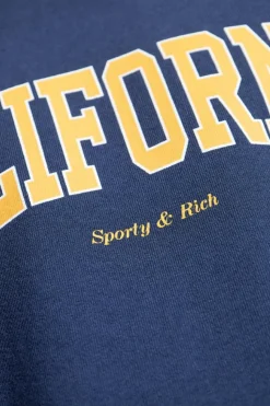 Sporty & Rich GRANATOWY Bluza z kolekcji `California`