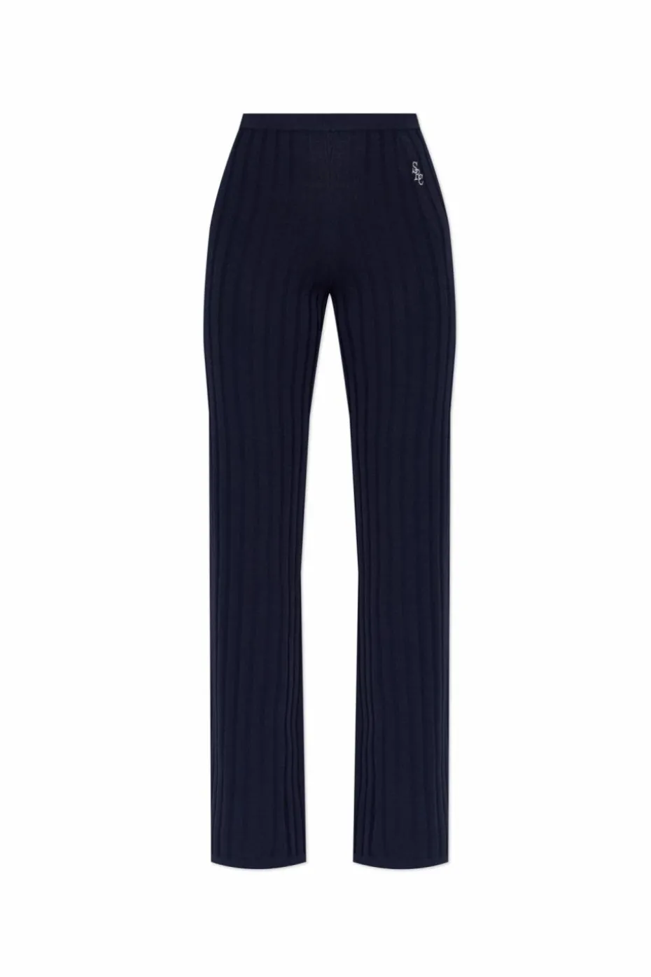 Sporty & Rich GRANATOWY Spodnie z kolekcji `Riviera`