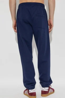 Sporty & Rich GRANATOWY Spodnie dresowe z kolekcji `Preppy`