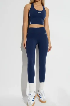 Sporty & Rich GRANATOWY Top z kolekcji `Wall Street`