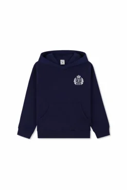 Sporty & Rich Kids GRANATOWY Bluza z kapturem