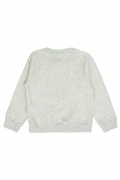 Sporty & Rich Kids SZARY Bluza z nadrukiem