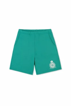 Sporty & Rich Kids ZIELONY Szorty z logo