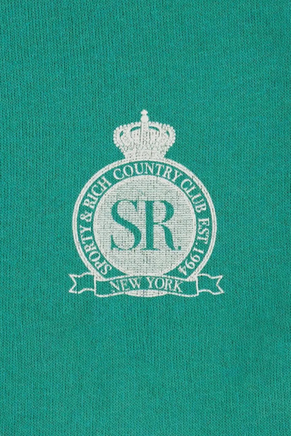 Sporty & Rich Kids ZIELONY Szorty z logo