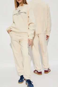 Sporty & Rich kremowy Bluza z kolekcji `Preppy`