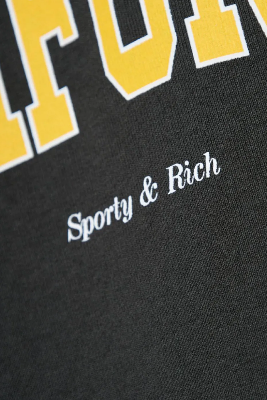 Sporty & Rich SZARY Bawełniana bluza