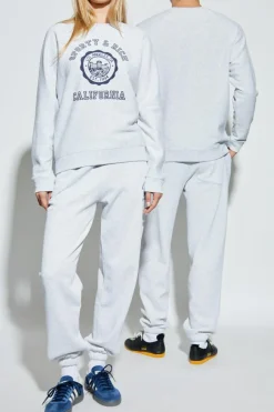 Sporty & Rich SZARY Bluza z nadrukiem