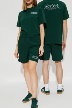 Sporty & Rich ZIELONY Szorty z kolekcji `Preppy`