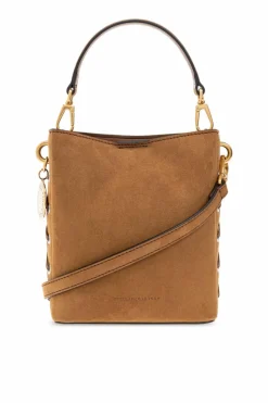 Stella McCartney BRĄZOWY Torba na ramię typu ‘bucket’