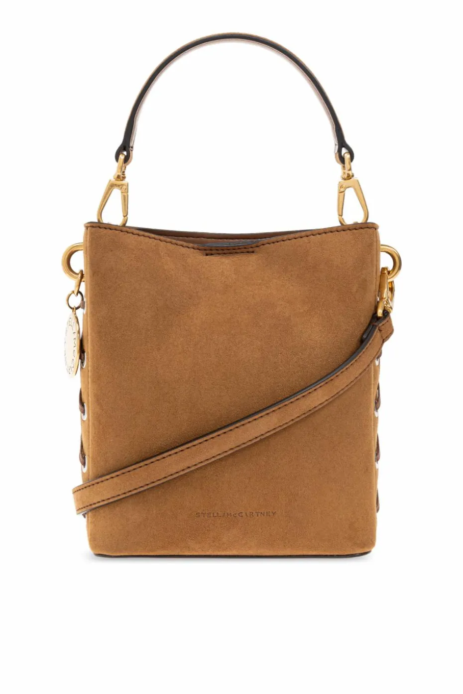 Stella McCartney BRĄZOWY Torba na ramię typu ‘bucket’