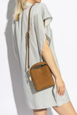 Stella McCartney BRĄZOWY Torba na ramię typu ‘bucket’
