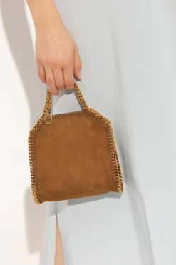 Stella McCartney BRĄZOWY Torba do ręki `Falabella Tiny`